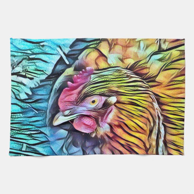 CHICKEN  KITCHEN TOWEL (Horizontal)