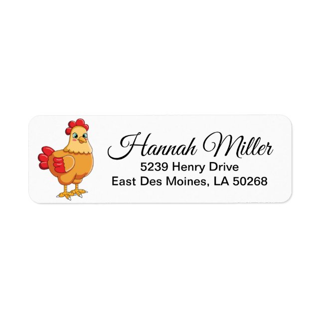 Chicken Label (Front)