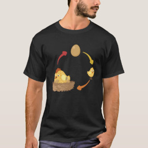 Chicken life cycle chick chicken chicken eggs chic T-Shirt