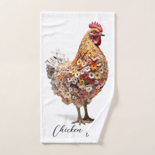 Chicken Life Kitchen Hand Towel