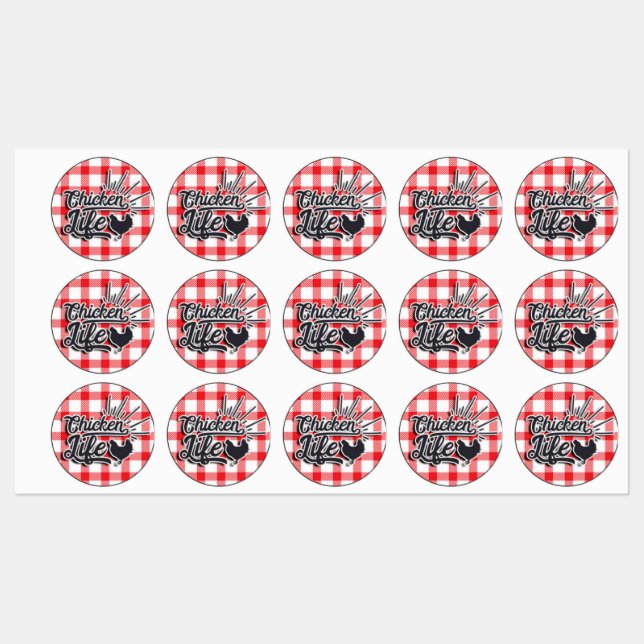 Chicken Life Labels (Sheet)