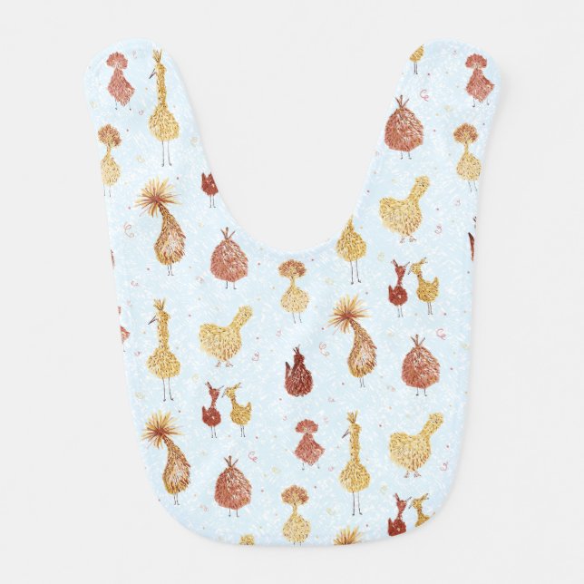 Chicken Little Baby Bib (Front)