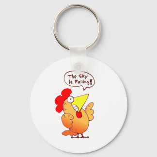 Chicken Little Cartoon: Cartoon Chicken Fun Keychain