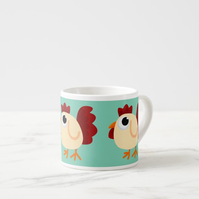 Chicken Little Espresso Cup (Front Right)