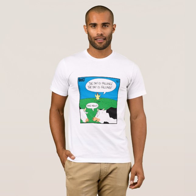 Chicken Little's Fake News T-Shirt (Front Full)