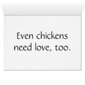 Chicken Love Cards (Inside Horizontal (Bottom))