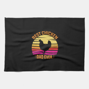Chicken Lover Best Chicken Dad Ever Kitchen Towel