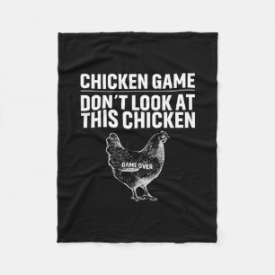 Chicken Lover Chicken Game Fleece Blanket