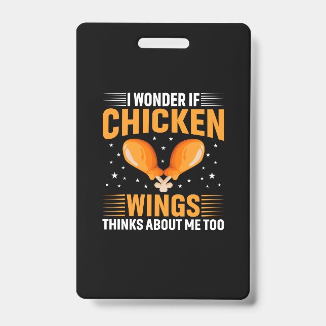 Chicken Lover | Chicken Wing Badge (Front)
