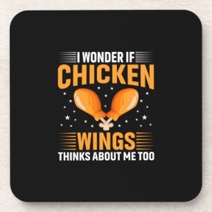 Chicken Lover   Chicken Wing Beverage Coaster