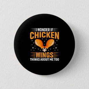 Chicken Lover   Chicken Wing Button