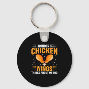 Chicken Lover   Chicken Wing Keychain
