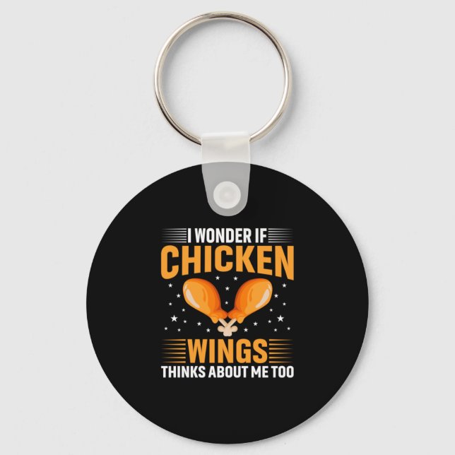 Chicken Lover | Chicken Wing Keychain (Front)