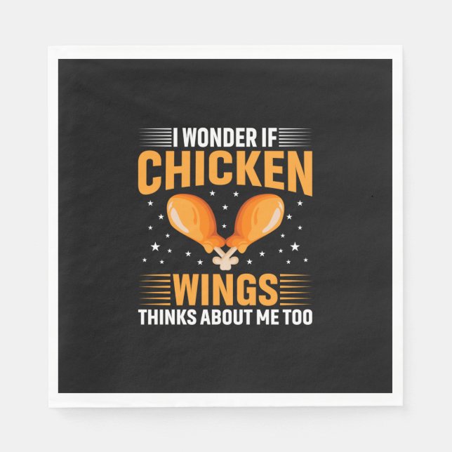 Chicken Lover | Chicken Wing Napkins (Front)