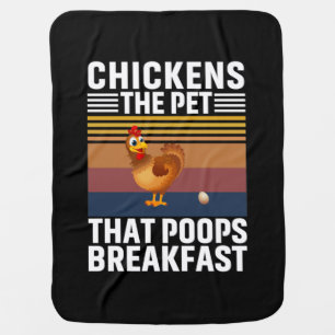 Chicken Lover   Chickens The Pet Baby Blanket