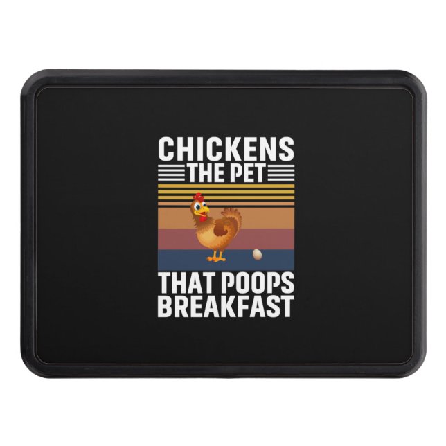 Chicken Lover | Chickens The Pet Hitch Cover (Front)