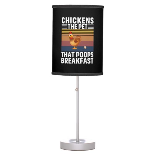 Chicken Lover  Chickens The Pet Table Lamp