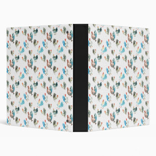 Chicken Lover Country Hens 3 Ring Binder
