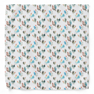 Chicken Lover Country Hens Bandana