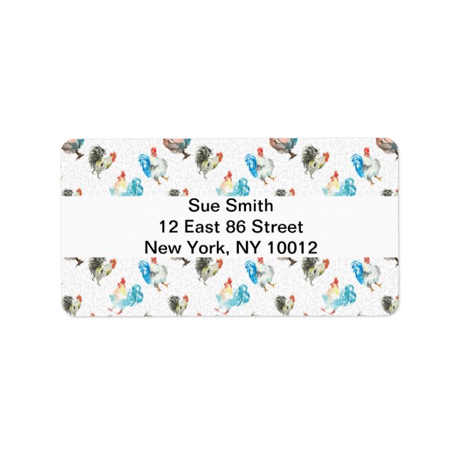 Chicken Lover Country Hens Label (Front)