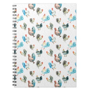 Chicken Lover Country Hens Notebook