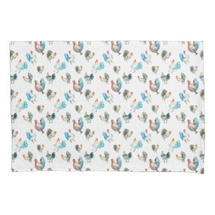 Chicken Lover Country Hens Pillow Case