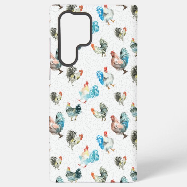 Chicken Lover Country Hens Samsung Galaxy Case (Back)