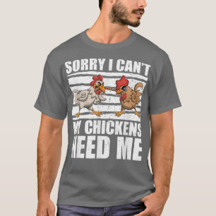 Chicken Lover Farmer Funny Farm Animal Bird Farmin T-Shirt
