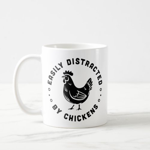 Chicken lover funny country farm life quotes coffee mug