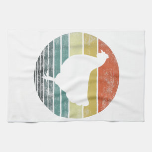 Chicken Lover Gifts Funny Farmer Retro Vintage Far Kitchen Towel
