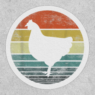 Chicken Lover Gifts Funny Farmer Retro Vintage Far Patch