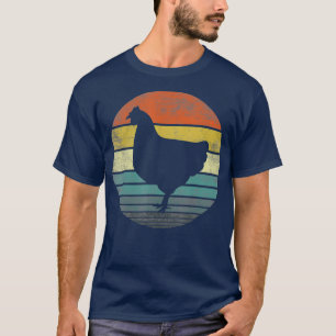 Chicken Lover Gifts Funny Farmer Retro Vintage T-Shirt