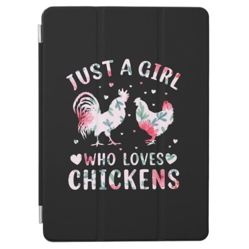 Chicken Lover  Girl Who Loves Chickens iPad Air Cover