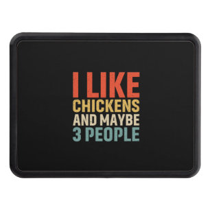 Chicken Lover I Like Chickens Hitch Cover