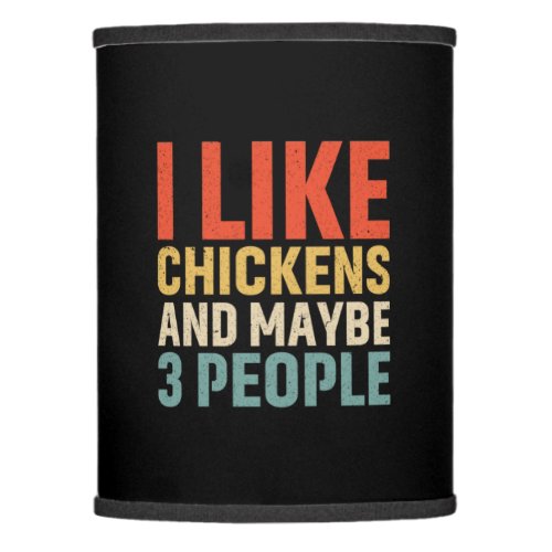 Chicken Lover  I Like Chickens Lamp Shade
