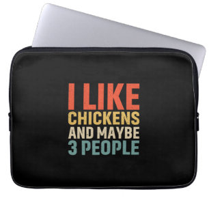 Chicken Lover I Like Chickens Laptop Sleeve