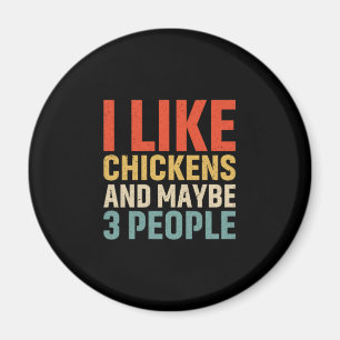 Chicken Lover   I Like Chickens Magnet