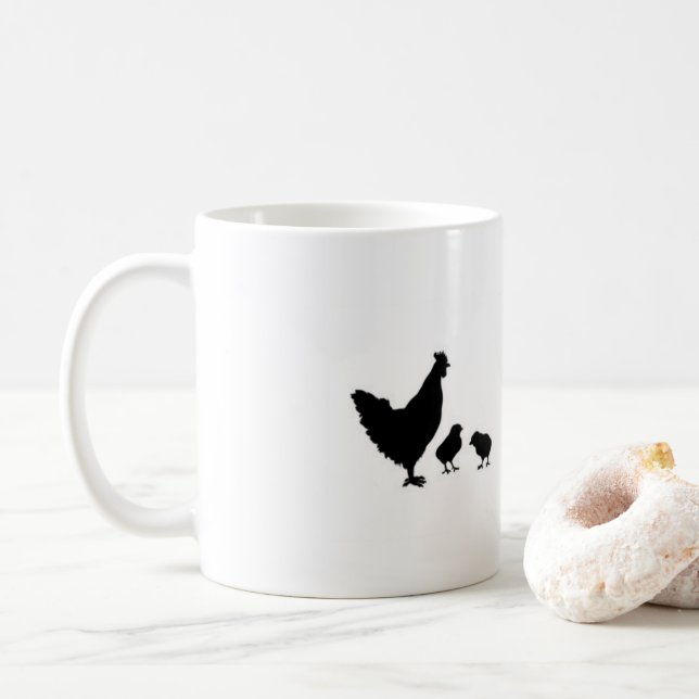 chicken lover mug (With Donut)