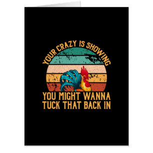 Chicken Lover You Might Wanna Tuck Card