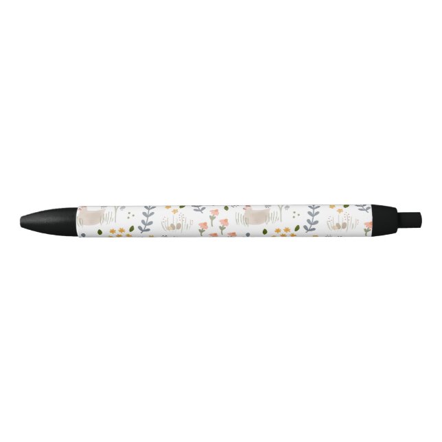 Chicken Lovers Farmyard Animal Pretty Floral Pen (Front)