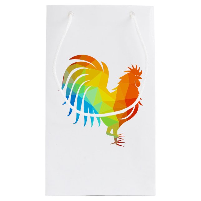Chicken Low Poly Gift Bag (Back)