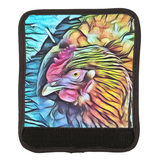 CHICKEN   LUGGAGE HANDLE WRAP (Front)