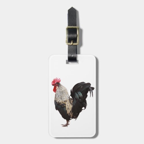 chicken luggage tag