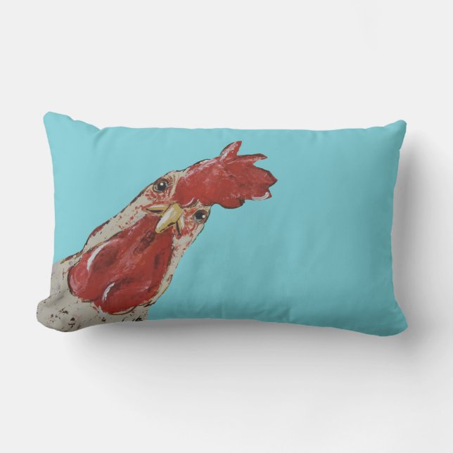 Chicken Lumbar Pillow (Front)