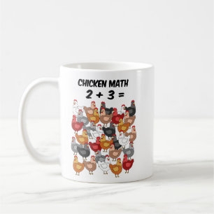 Chicken math coffee mug