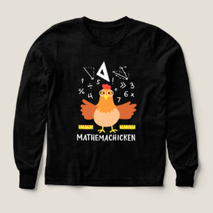 Chicken Math Gag Funny Mathemachicken Swag Tri-Blend Shirts