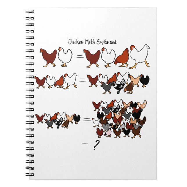 Chicken Math Notebook (Front)