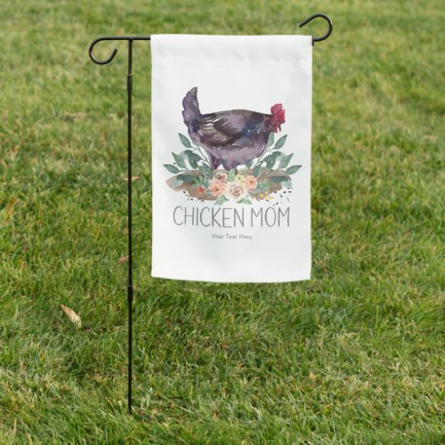 Chicken Mom Organic Farming Gardening Permaculture Garden Flag