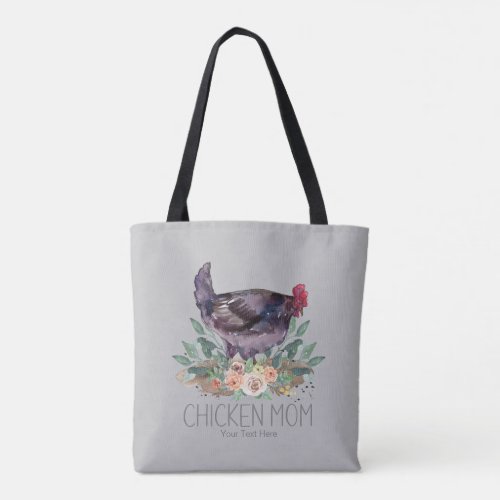 Chicken Mom Organic Farming Gardening Permaculture Tote Bag