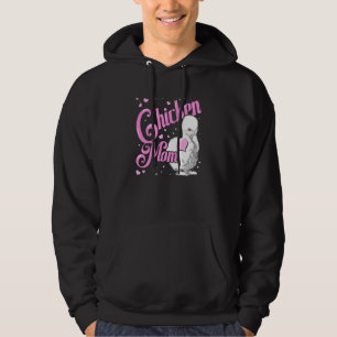 Chicken Mom Silk Chicken Silkie Chickens Mama Silk Hoodie